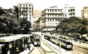 PA c- 051- Place d'Armes- trams et autobus